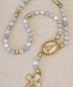 Terço Especial dia das Mães - Água Marinha