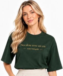 T-Shirt Santa Hildegarda Caelum - Militar